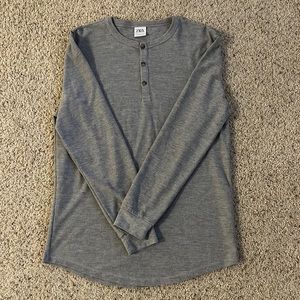 Mens Zara Henley long sleeve